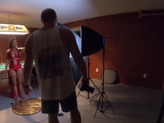 Red Bikini Behind the Scenes Photoshoot