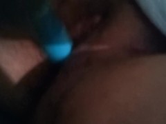 GF's shwoing me how she fucks herself