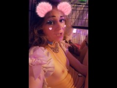 Caged princess wants to feel pleasure 