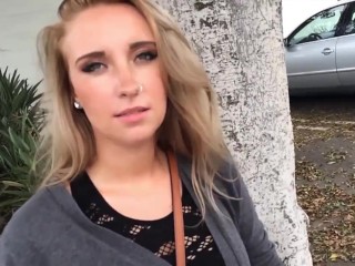 Blonde Woman Sex with a Man with a Big and Terrible Dick - HD - Full