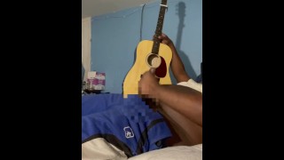 Stroking BIG BLACK LONG DICK *Must Watch Til The end*