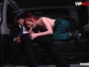 Preview 5 of VIP SEX VAULT - Cute Redhead Vanessa Shelby Ends Up Fucking The Driver