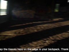 Кончил на язык на заброшке, рядом ходил человек - Screenshot 15 of 16 - Public Outdoor