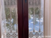 Preview 3 of Raw Fuck In Front of The Window With a Fan in France