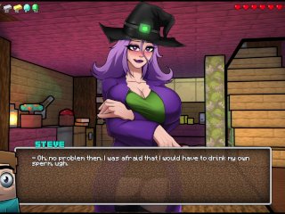 SexWith A Minecraft Witch! CumPotion - Hornycraft 0.6.1