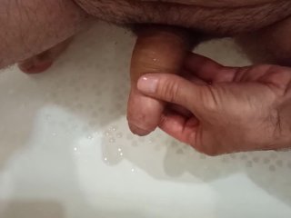 handjob, masturbation, homemade, pissing