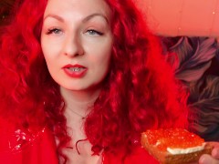 ASMR mukbang: redcaviar