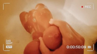 Fantasy Bathtub Play With Mommy's Pussy