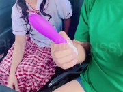 Preview 2 of College Student Pinay Want's Her Driver To Finger Her Pussy Before Going to School