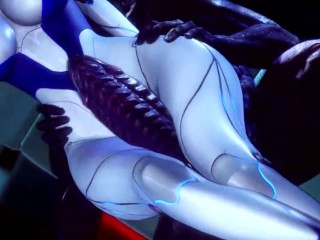 SEXY ANDROID GIRL Fucks the ENTIRE Spaceship CREW - 3D Porn 60 FPS - Game Porn - Hentai + POV