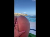 Caught while playing a too hot boat trip in Lampedusa