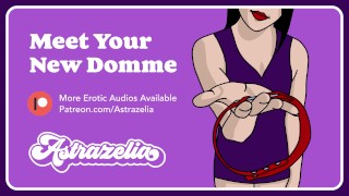 Ontmoet je nieuwe Domme Erotic Audio Femdom Pegging Handjob Rimjob