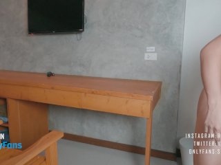 Fuck in Thai University Uniform...fuck front of TV เย็ดหีคาชุดนักศึกษาเสียวๆหน้าทีวี