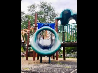 MILF plays on playground