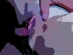 Porn Animation( Filling the pussy with juice) 