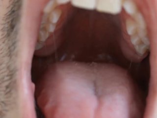 Inside giant William's mouth