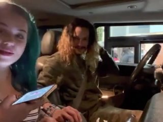 Drive Thru with Cum All Over Face_After BJ in Hummer H2!!