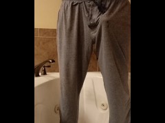 Masturbation Pissing At End