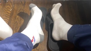 Sweaty ass socks for you to suck on
