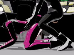 Black and Pink ranger Doggystyle Anal - Screenshot 5 of 16 - Uncensored