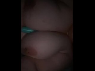 solo female, amateur, pierced nipples, big tits