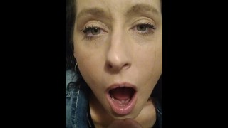 After Work I Took A Deep Drag On My Husband's Cock And Drank His Hot Piss