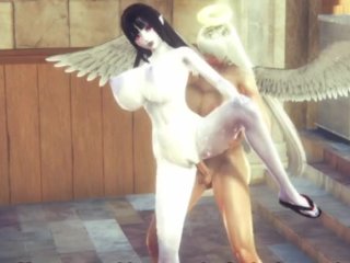 Futa Angel Fucks Vampire