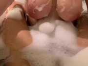 Preview 6 of Bubble Bath Boob slid job