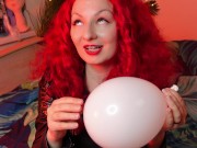 Preview 5 of ASMR looner fetish - air balloons squeeze and pop