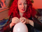 Preview 6 of ASMR looner fetish - air balloons squeeze and pop