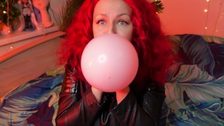 Squeeze And Pop Air Balloons With An ASMR Looner Fetish