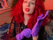 Preview 1 of ASMR rubber gloves close up soundings