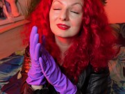 Preview 3 of ASMR rubber gloves close up soundings