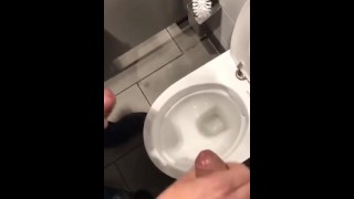 Helping Friend In Public Bathroom
