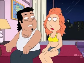 Family Guy - Lois Griffin orgy and deepthroat