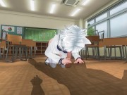 Preview 6 of 3D HENTAI Neko schoolgirl sucks teacher's cock in the classroom