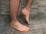 Take a shower. Time for me. Men foot feet fetish massage relax