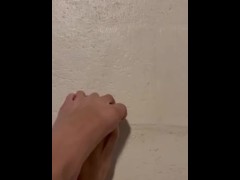 Rubbing my toes on the wall