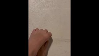Rubbing my toes on the wall