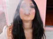 Preview 2 of Tia Smokes In Her Sexy Lingerie And Humiliates You