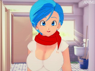 Baiser Bulma De Dragon Ball Super Jusqu'à Ejaculation Interne - Anime Hentai 3d non Censuré