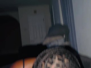 I Caught him Jerking off to my videos while Busty_Maid clean bbc