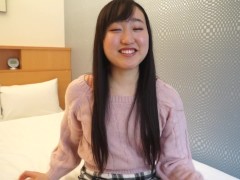 Video sperm loving Japanese college girl swallows two times in a row after riding cock in cowgirl position