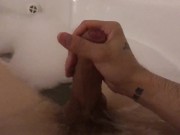 Preview 5 of The guy relaxed in a hot bath and came