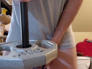 Using Lower Weight As An Extra Hand While Tightening Your Hanger