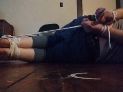 Self hogtie  - Screenshot 10 of 16 - Bondage Slave