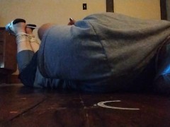 Self hogtie  - Screenshot 7 of 16 - Male Feet