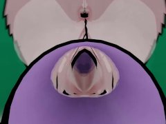 Green ranger riding slime dick