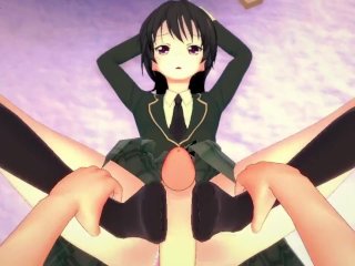 60fps, haganai, feet, pov