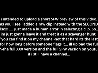 Porn on YouTube! WTF! (teaser) Watch as a FAN CLUB member.